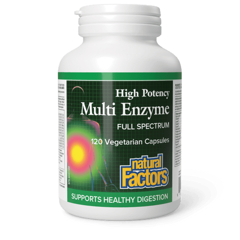 Natural Factors Multi Enzyme Hi Potency 60Vcaps
