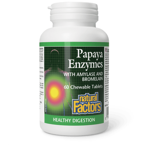 Natural Factors Papaya Chew 120Tab