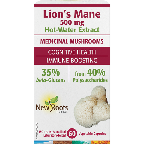 New Roots Lion's Mane 500mg 60Vcap