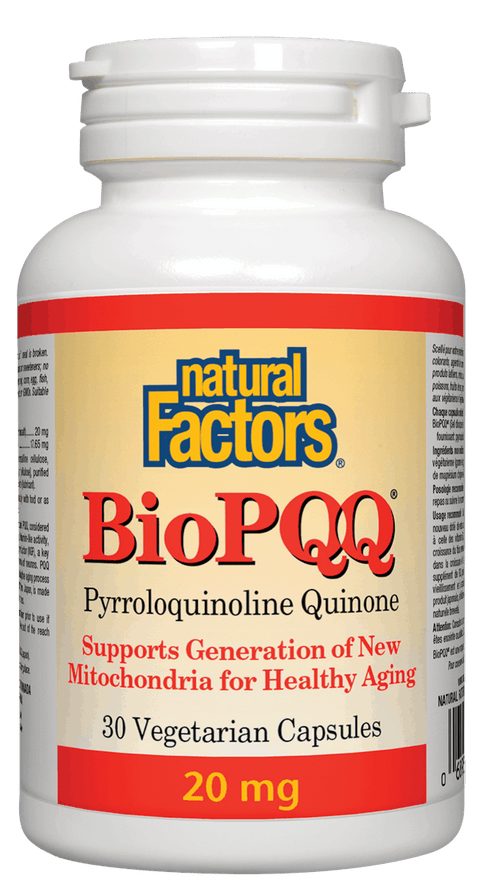 Natural Factors BioPQQ 20mg 30's