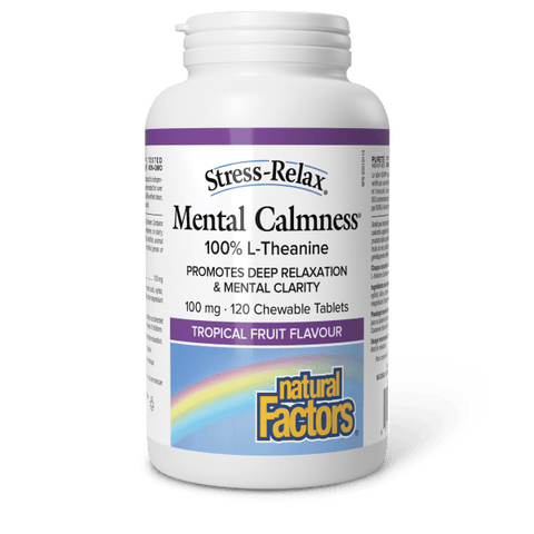 Natural Factors Mental Calm 100Mg 60Chew