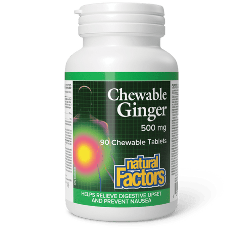 Natural Factors Ginger Chew 90Tab