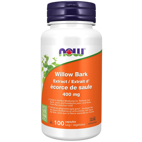 Now Willow Bark 400Mg 100caps
