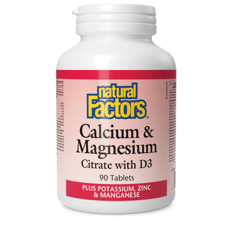 Natural Factors Calcium & Magnesium w/ Vitamin D3 Tablets