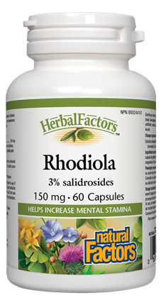 Natural Factors Rhodiola 150Mg 60Cap