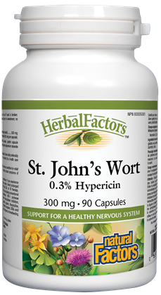 Natural Factors St. John's Wort 300Mg 90Caps