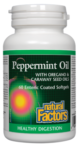 Natural Factors Peppermint Oil - 60 Enteric Coated Softgels