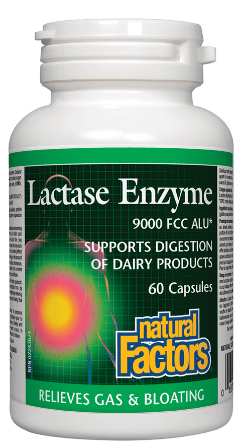 Natural Factors Lactase Enzyme 60 Capsule