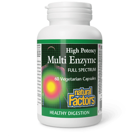 Natural Factors Multi Enzyme Hi Potency 60Vcaps