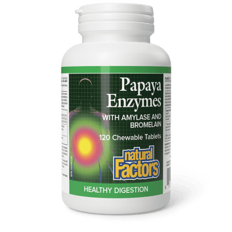 Natural Factors Papaya Chew 120Tab