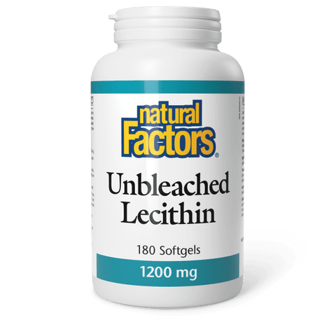 Natural Factors Unbleached Lecithin 1200mg 90Softgels