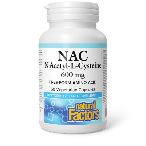 Natural Factors Nac 180Cap600Mg
