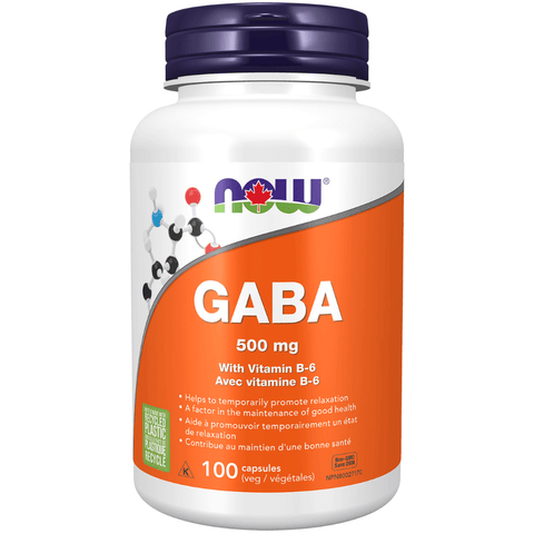 Now Gaba 500Mg/W B-6