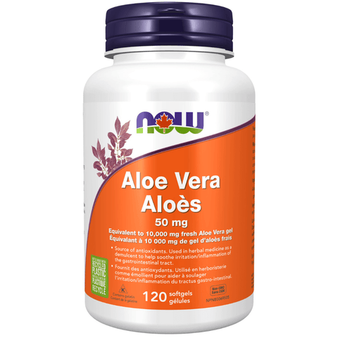 Now Aloe Vera 50mg 120Softgels