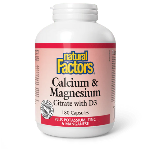 Natural Factors Calcium & Magnesium w/ Vitamin D3 Capsules