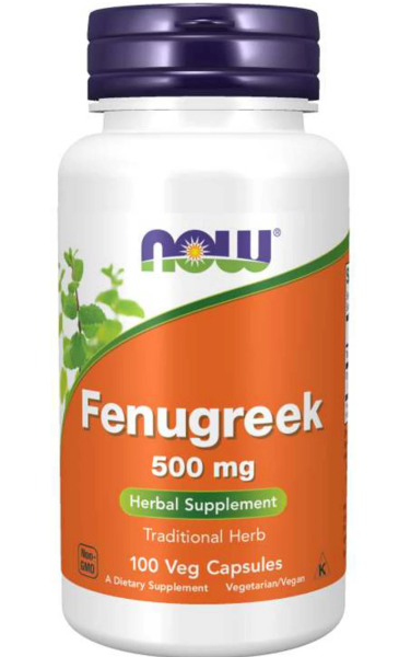 Now Fenugreek 500Mg 100Vcaps