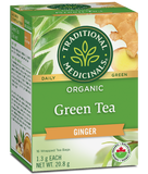 Traditional Medicinals Green Tea Ginger 16 Bags